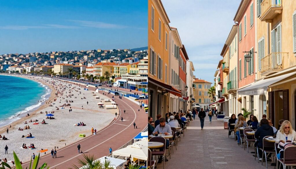 The Best Hotels in Nice 24 Seasonal view of Nice showing contrast between summer and winter atmosphere