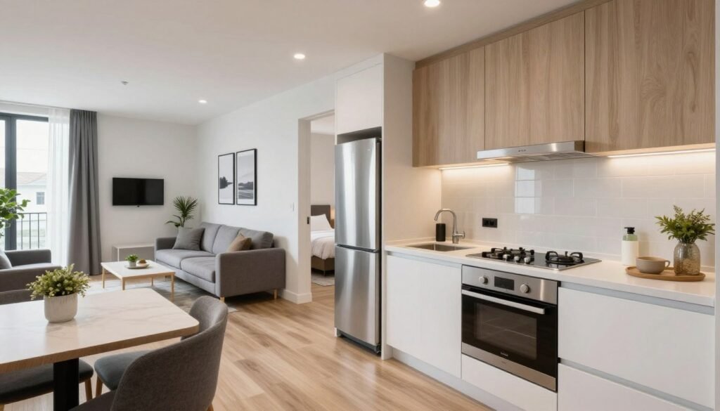 Serviced apartment interior Cologne