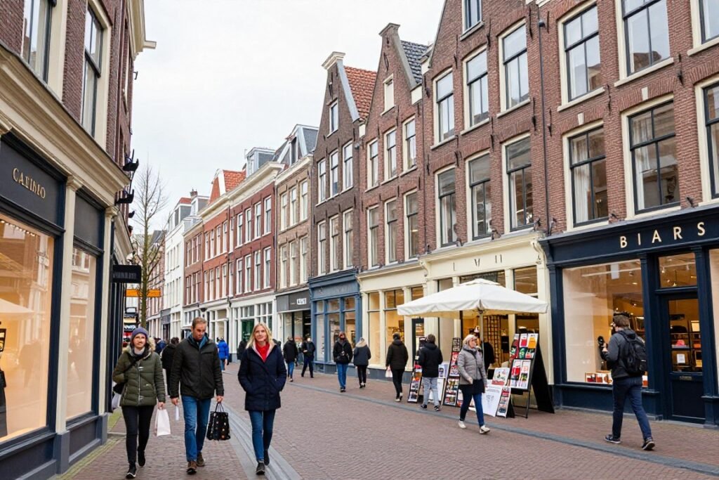 Things to Do in Utrecht, Netherlands 14 Shopping street in Utrecht with historic buildings and boutiques