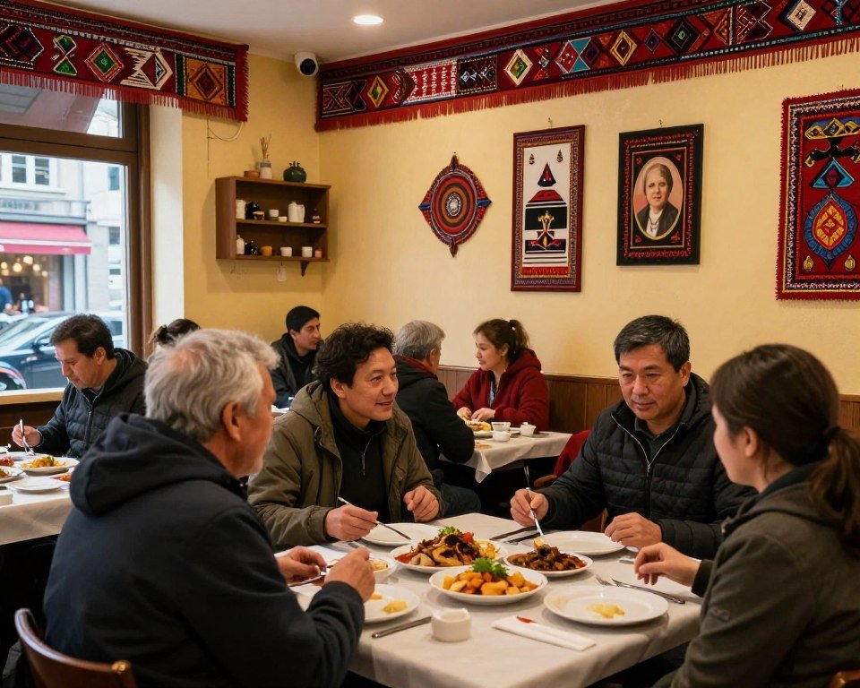Small ethnic restaurant with authentic cuisine