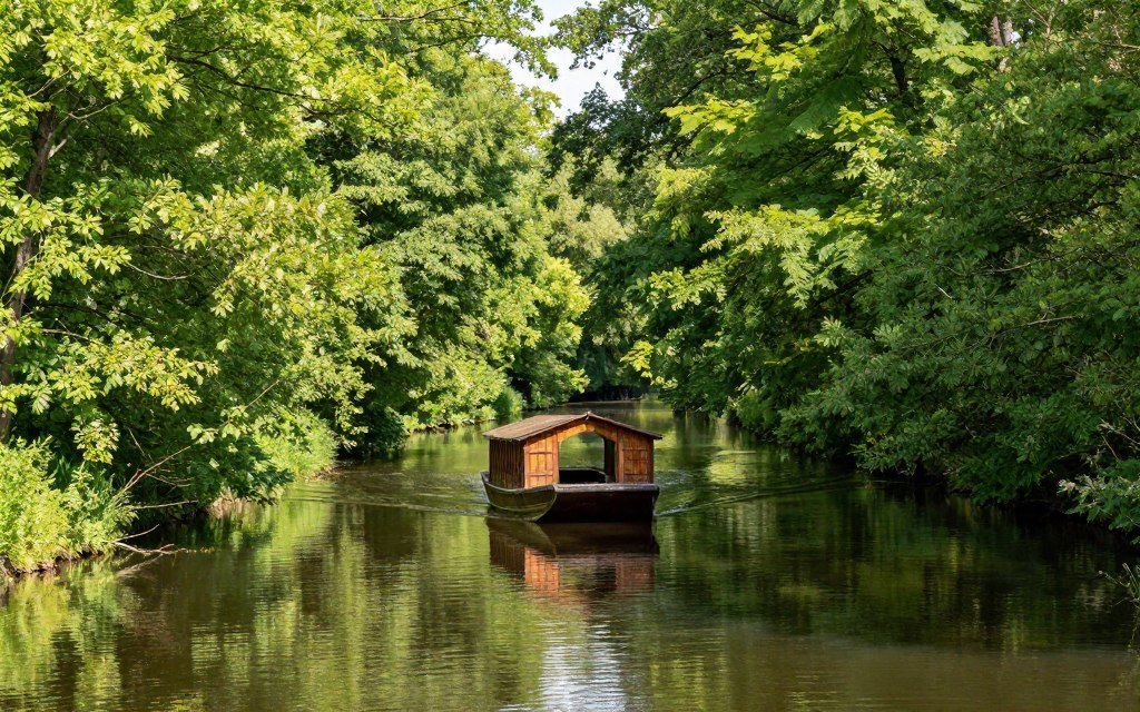 The Best Things to Do in Berlin 43 Spreewald canals with traditional punt boats and lush forest scenery