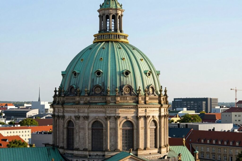 The Best Things to Do in Hamburg 2 St. Michael's Church Michel with copper dome and viewing platform overlooking Hamburg