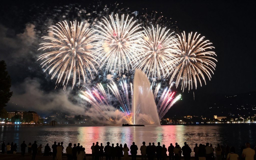 The Best Things to Do in Geneva 42 Summer festival fireworks over Lake Geneva