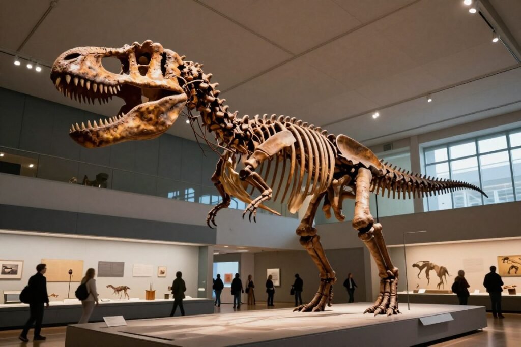 Things to Do in Leiden Netherlands 4 T-Rex skeleton display at Naturalis Biodiversity Center in Leiden