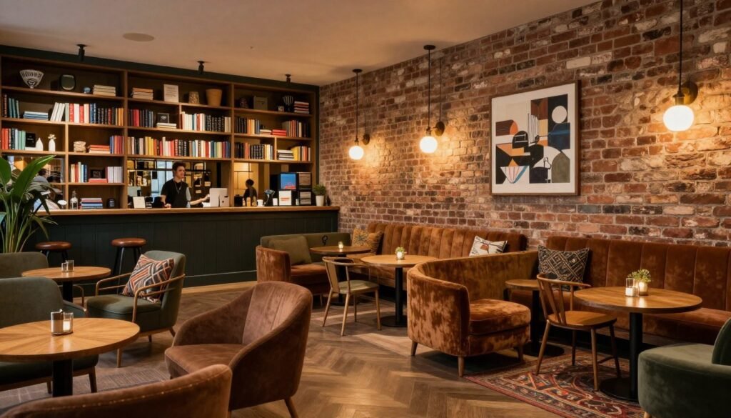 The Best Hotels in Amsterdam 6 The Hoxton Amsterdam hotel lobby with stylish decor