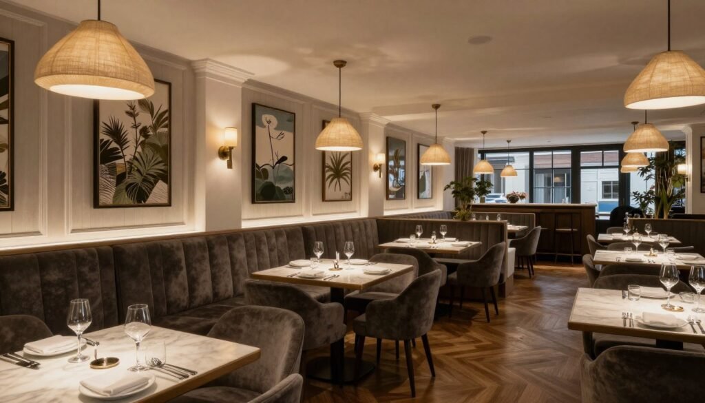 Best Restaurants Birmingham England 9 The Ivy Temple Row in Birmingham England with elegant interior