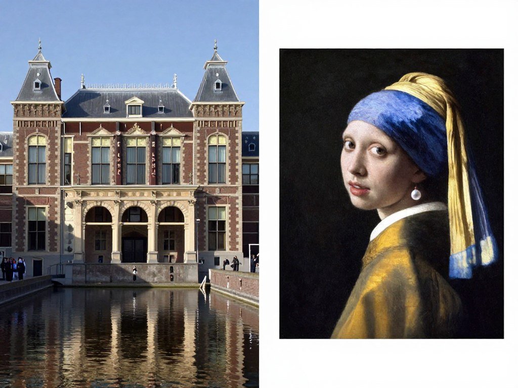 What to See in The Hague? 3 The Mauritshuis museum in The Hague featuring Vermeer's Girl with a Pearl Earring