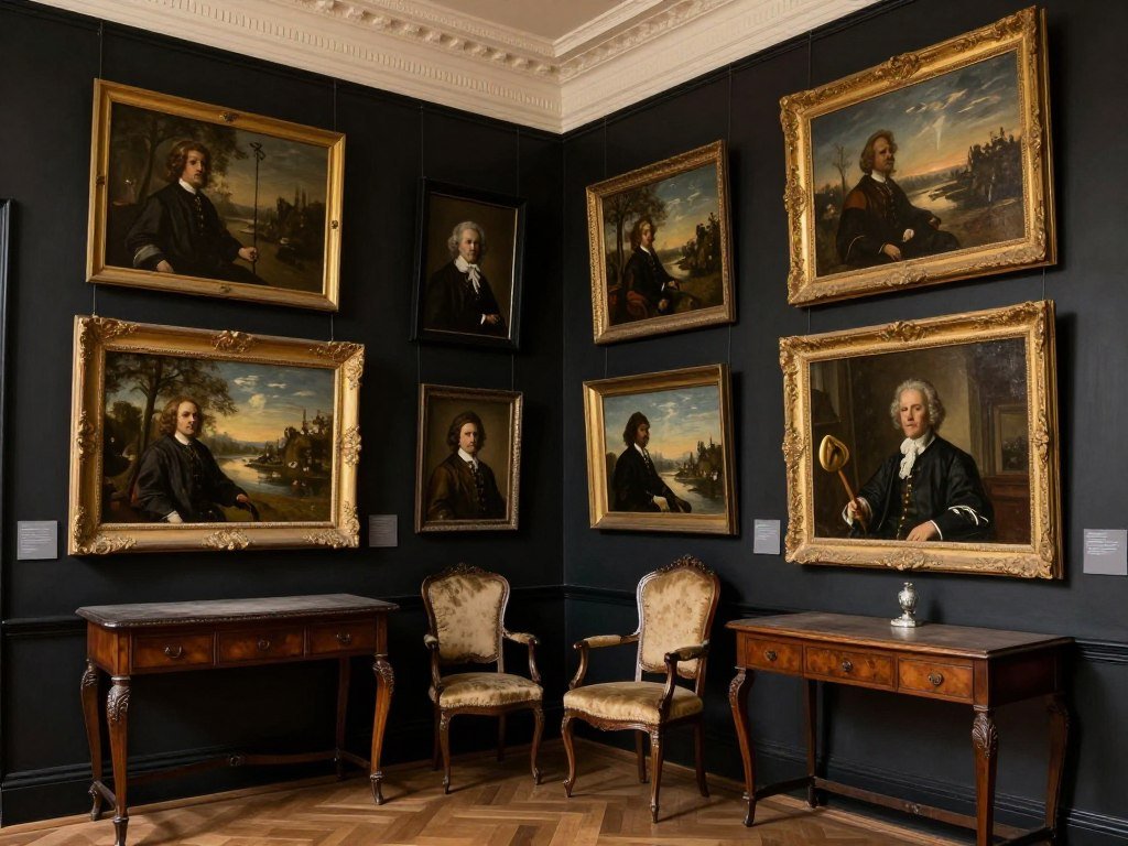 The Mesdag Collection museum in The Hague displaying 19th-century art, what is The Hague famous for