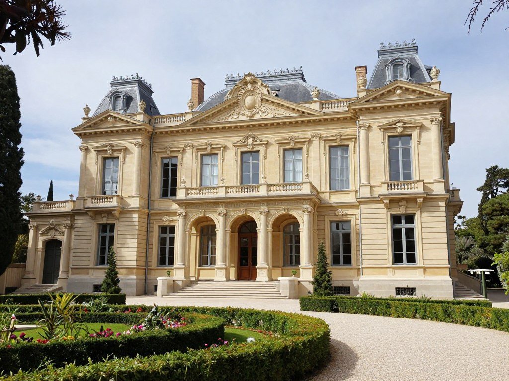 The Musée des Beaux-Arts de Nice with its elegant Belle Époque architecture - things to do in Nice