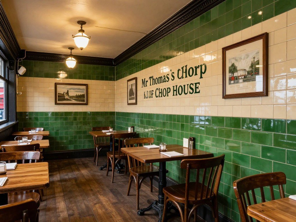 The Best Pubs in Manchester 2026 8 The distinctive tiled interior of Mr Thomas's Chop House in Manchester