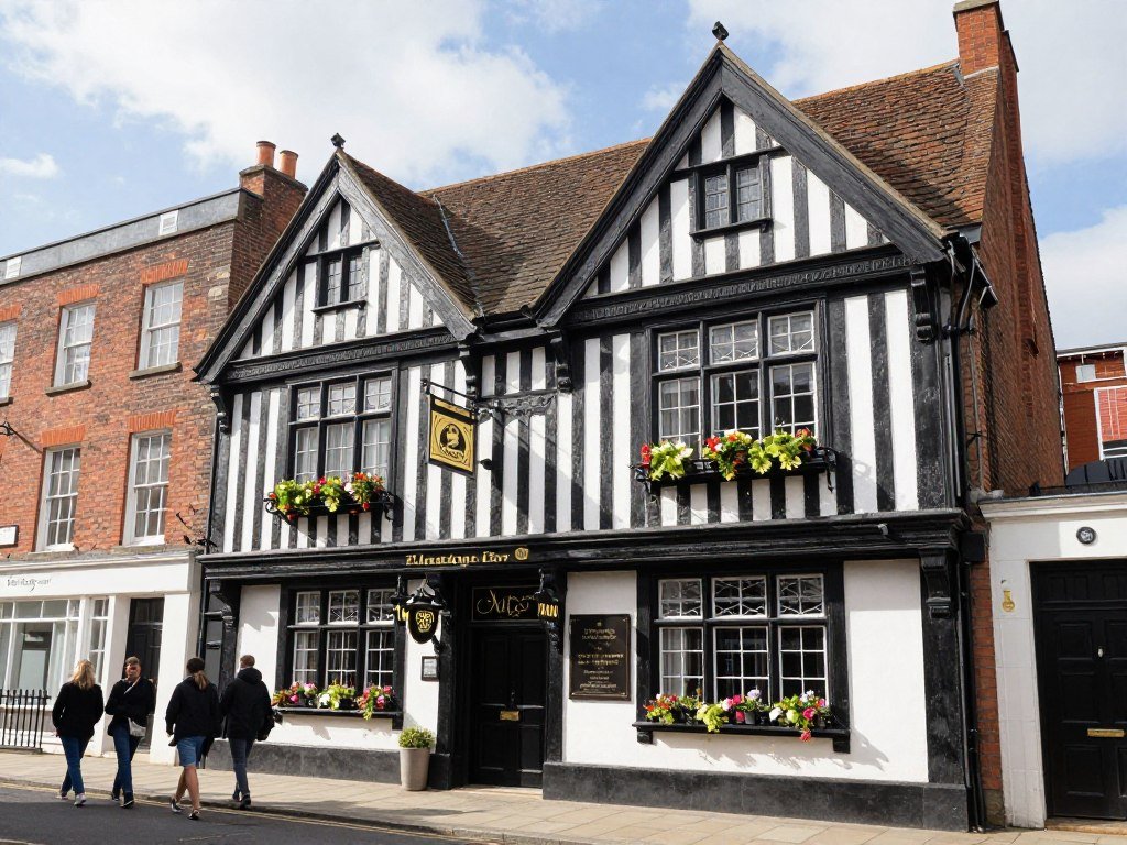 The historic Llandoger Trow pub in Bristol's King Street