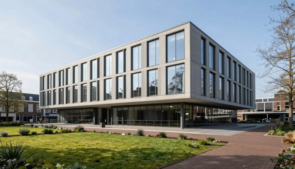 The modern Museum Voorlinden with its striking architecture and art installations