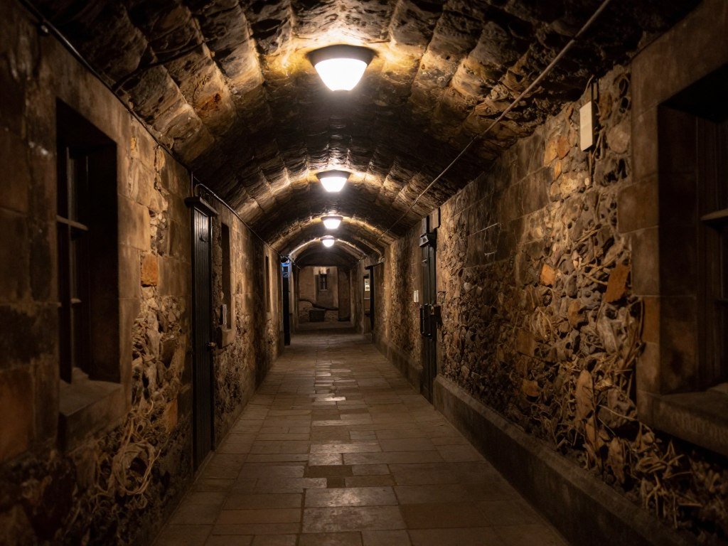 The narrow, atmospheric underground streets of The Real Mary King's Close