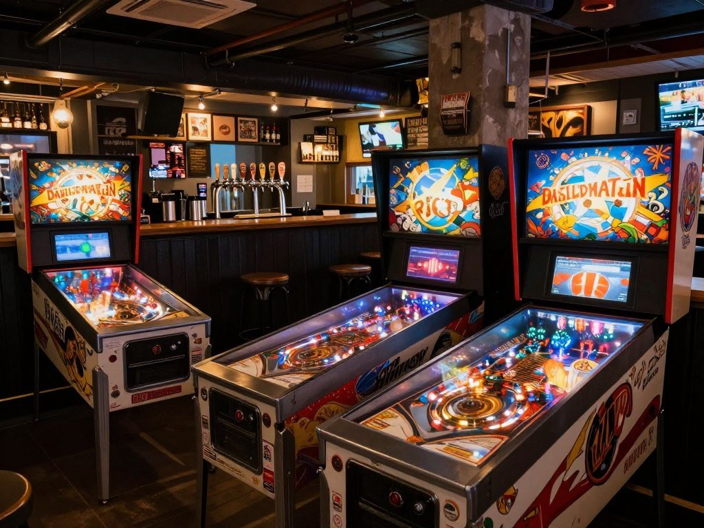 Tilt craft beer and pinball bar in Birmingham town centre with its unique combination of craft beer and retro gaming