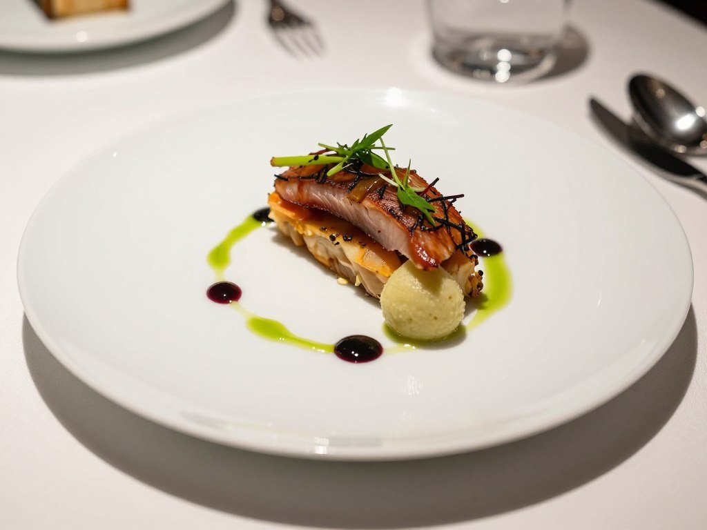 Top-rated restaurant dish presentation in Differdange