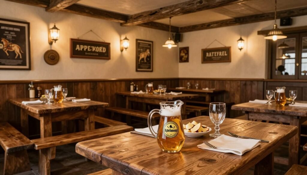 The Best Hotels in Frankfurt 31 Traditional Frankfurt apple wine tavern interior with rustic atmosphere