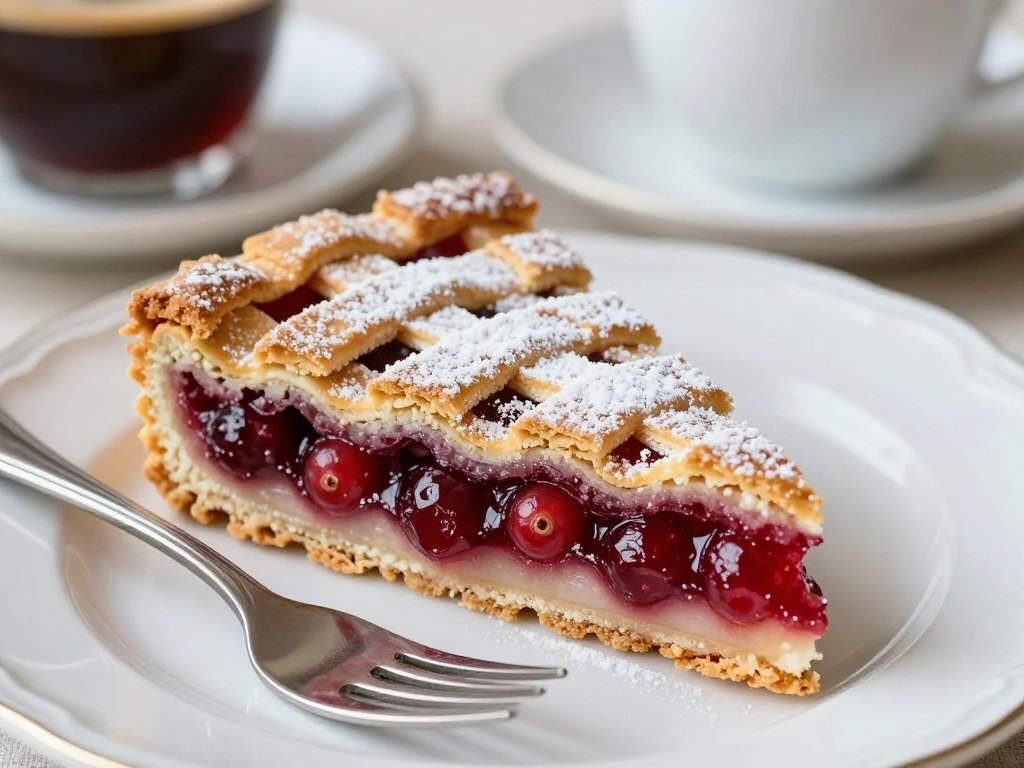 The Best Things to Do in Linz 7 Traditional Linzer Torte with its distinctive lattice pattern at a Linz cafe