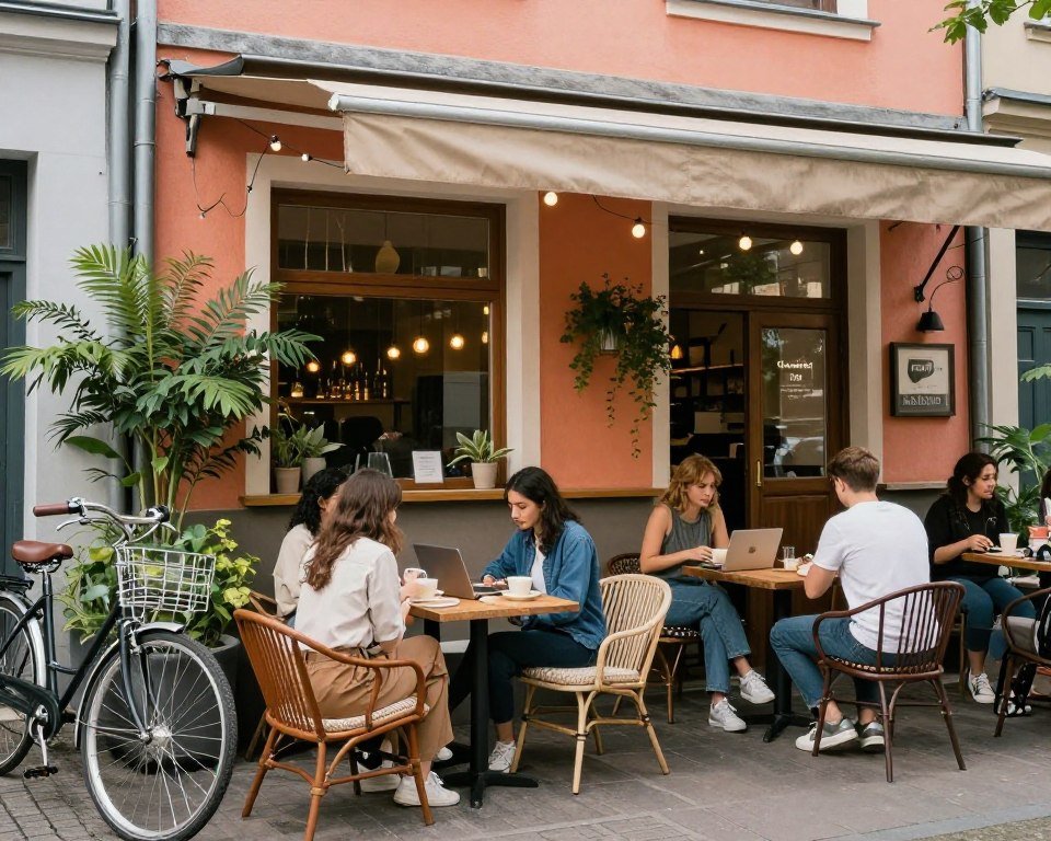 The Best Things to Do in Cologne 19 Trendy cafe with outdoor seating in Ehrenfeld neighborhood
