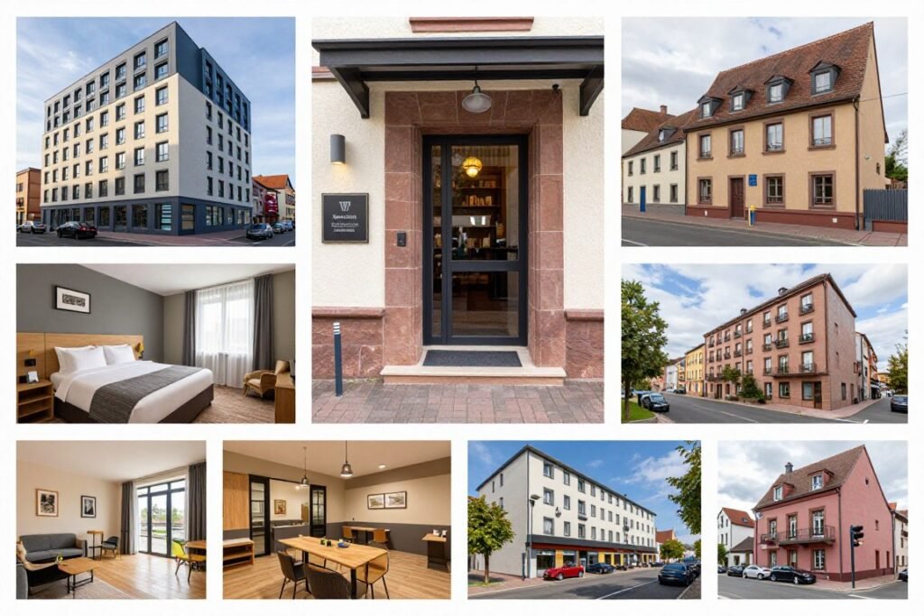 Variety of hotel accommodations in Differdange from budget to luxury