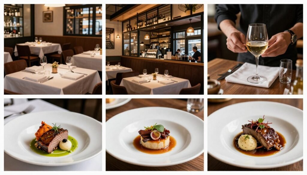 Variety of restaurant dining experiences at different price points