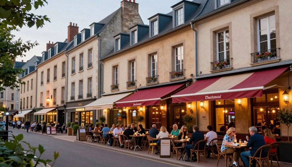Vibrant restaurant scene in Differdange with diverse dining establishments