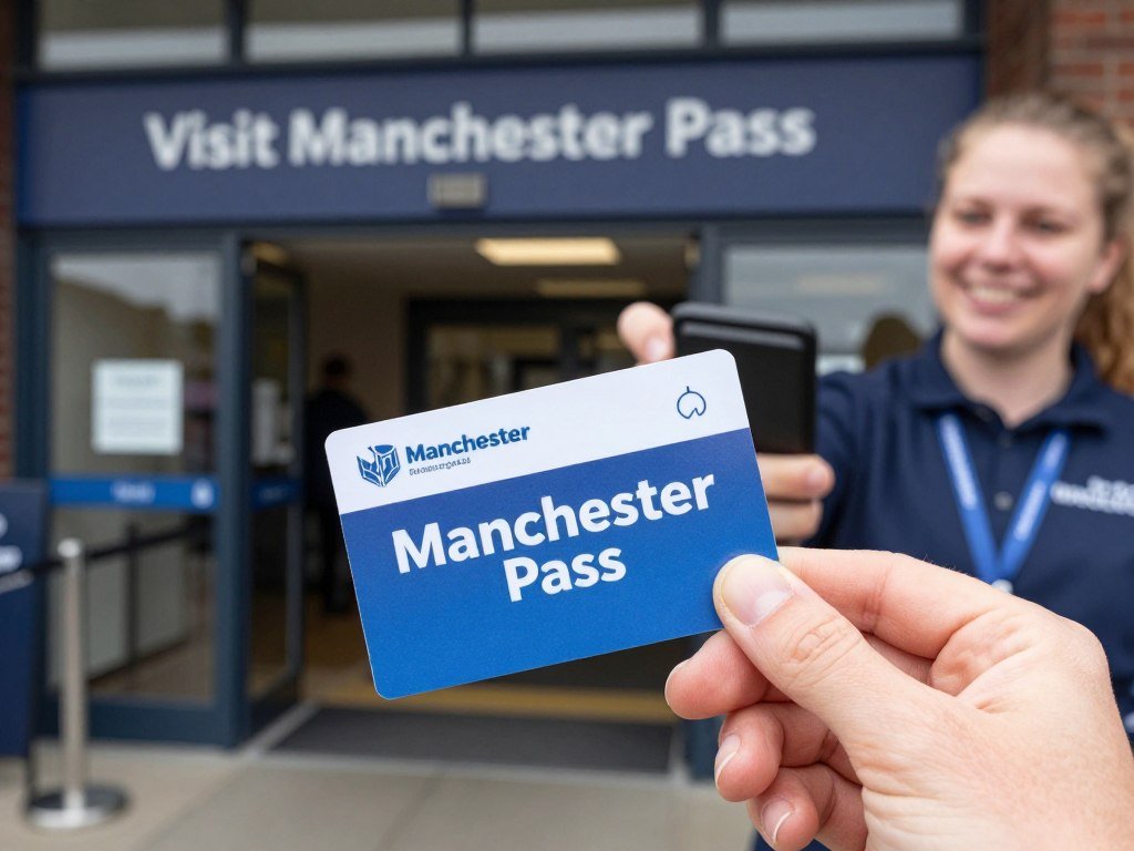 Visit Manchester Pass being used at the entrance of a popular Manchester attraction