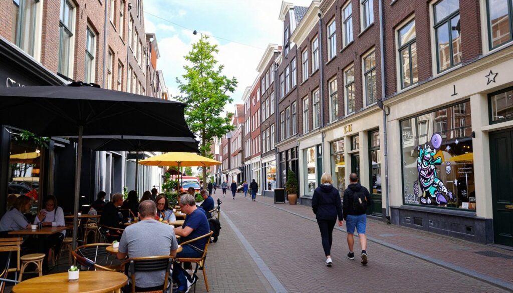 The Best Things to Do in Rotterdam 6 Witte de Withstraat in Rotterdam with its colorful street art, cafes and shops