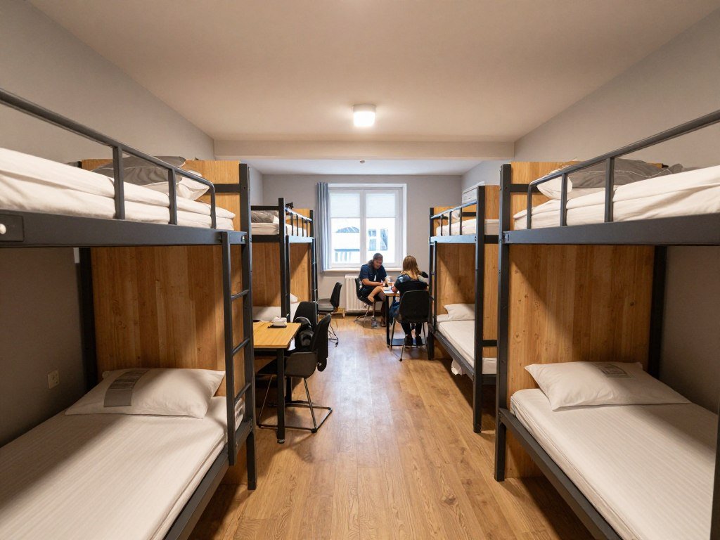 Youth Hostel Zurich dormitory and common areas