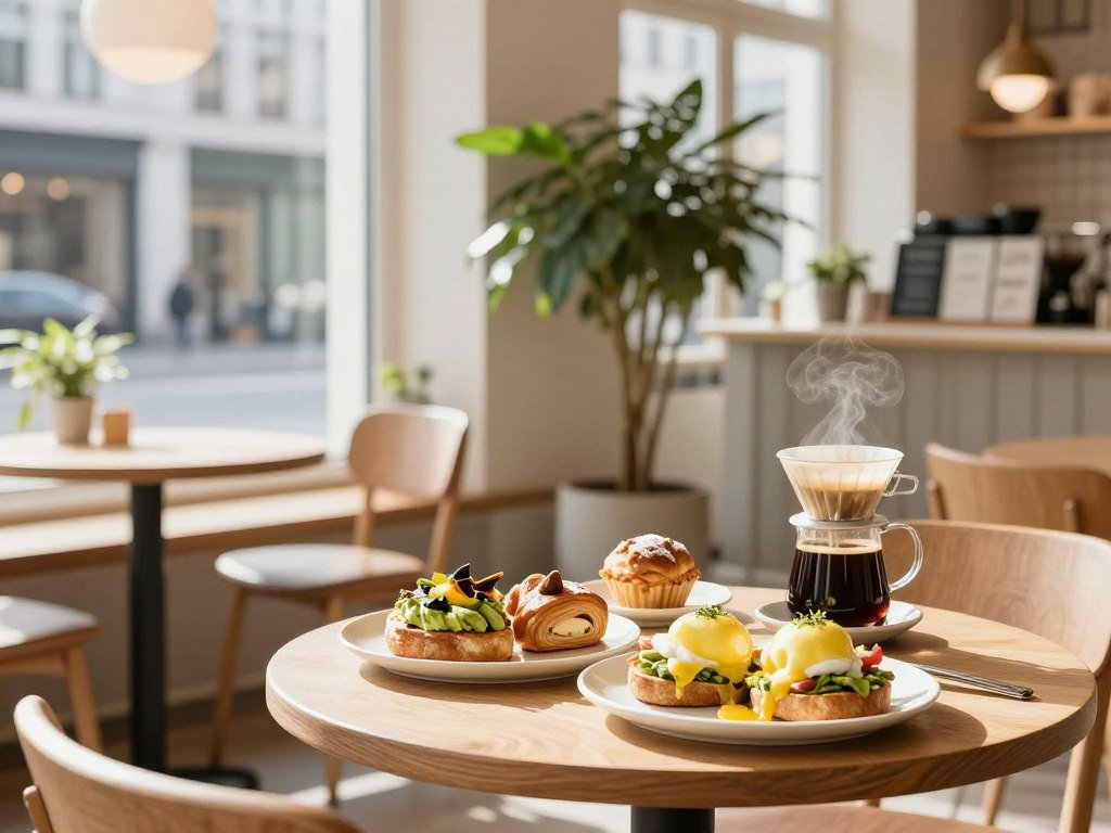 all-day breakfast cafe in Frankfurt Nordend
