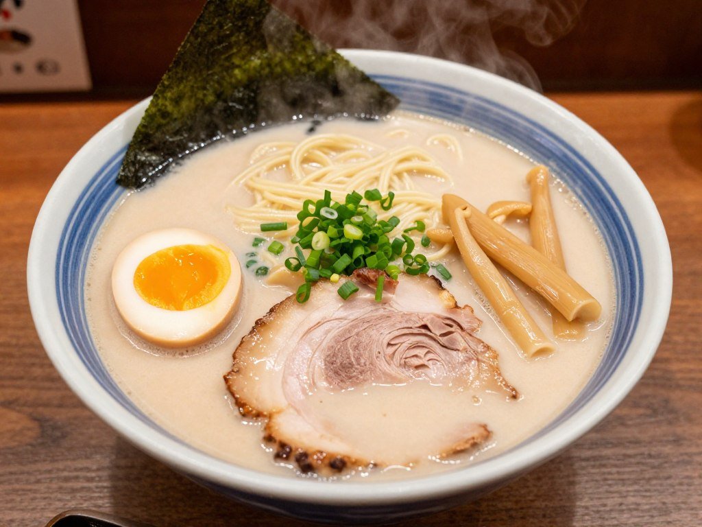 authentic ramen bowl in Frankfurt Japanese restaurant