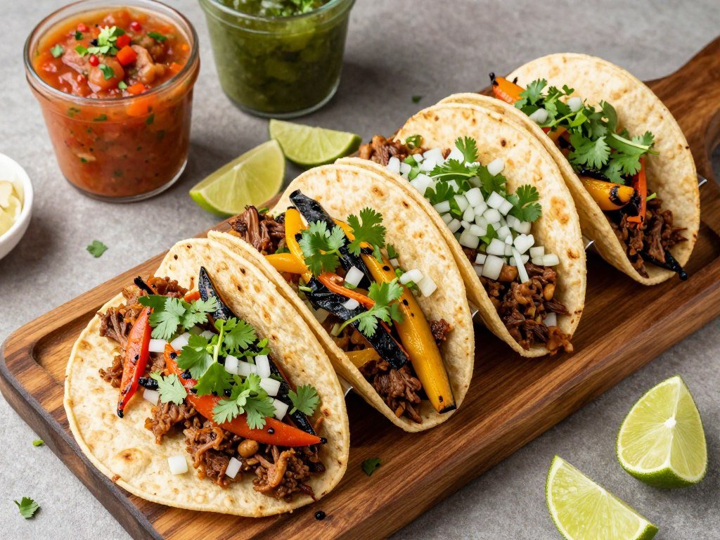 authentic tacos at Frankfurt Mexican restaurant