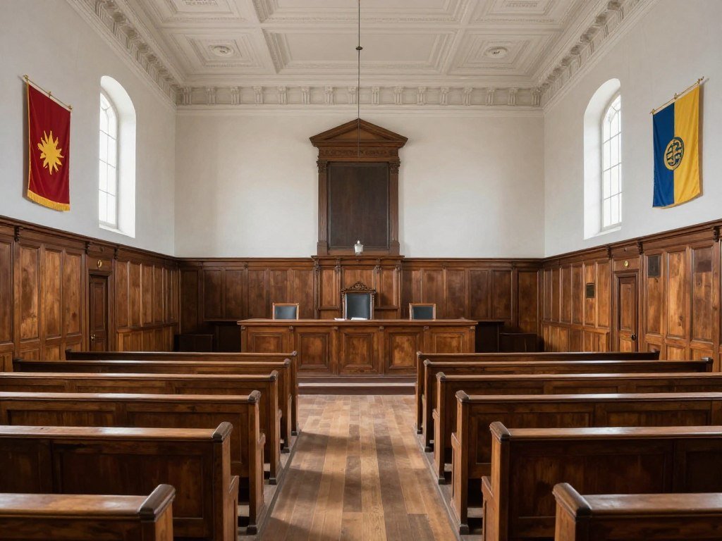courtroom 600 at nuremberg palace of justice where trials took place
