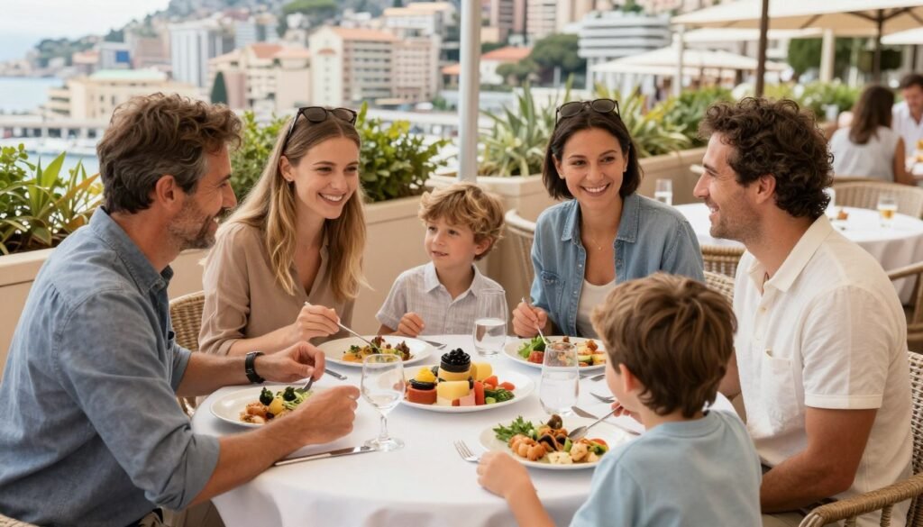 The Best Restaurants in Monaco 17 family dining Monaco restaurant happy children