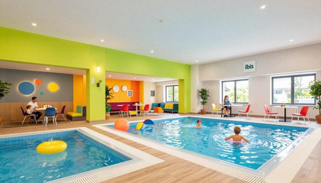 The Best Hotels in Linz Austrria 8 ibis Styles Linz family room and pool area