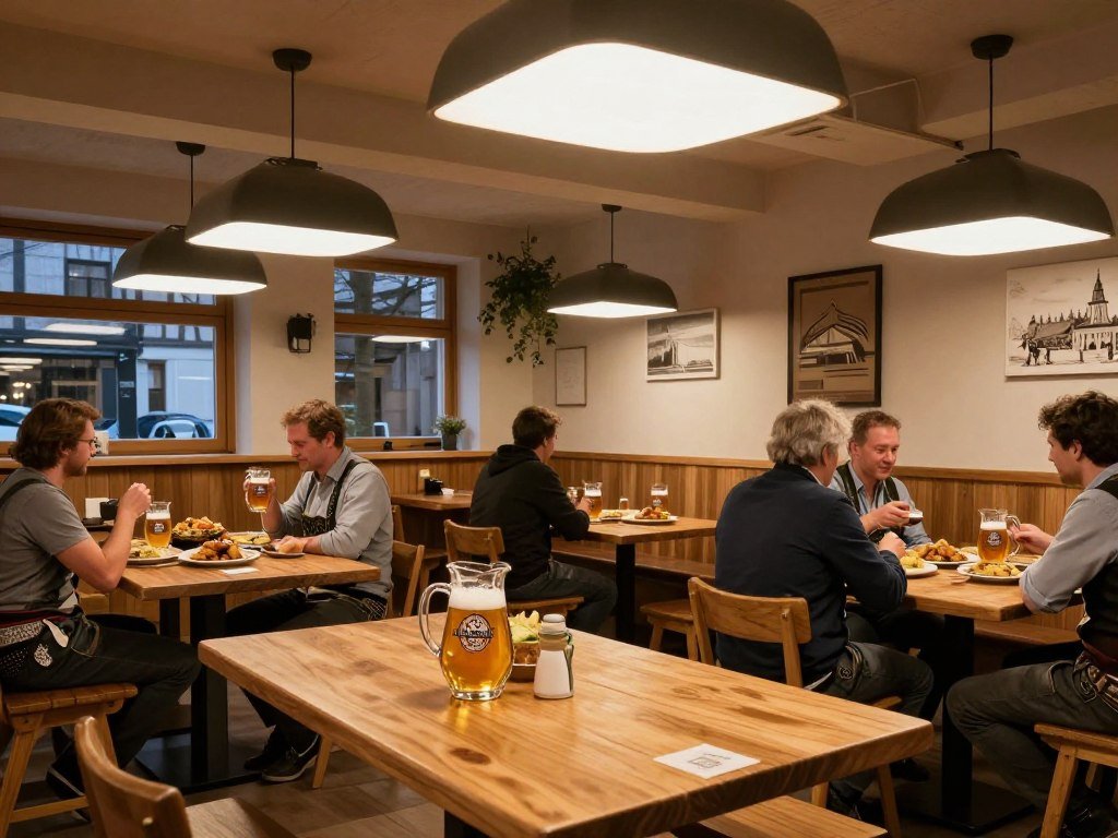 modern apfelwein tavern in Sachsenhausen Frankfurt