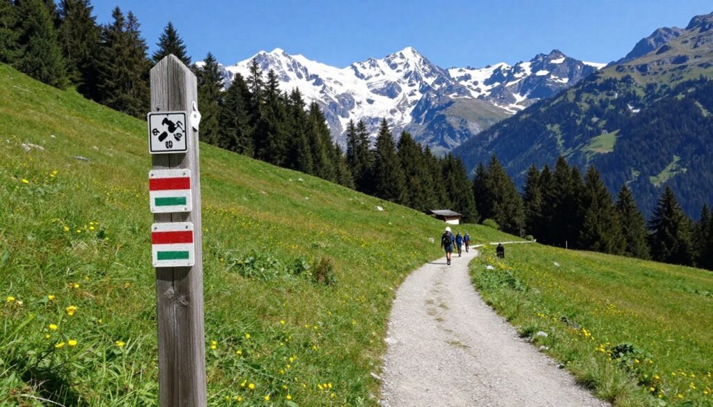 The Best Things to Do in Balzers 6 mountain hiking trail near Balzers with Alpine scenery