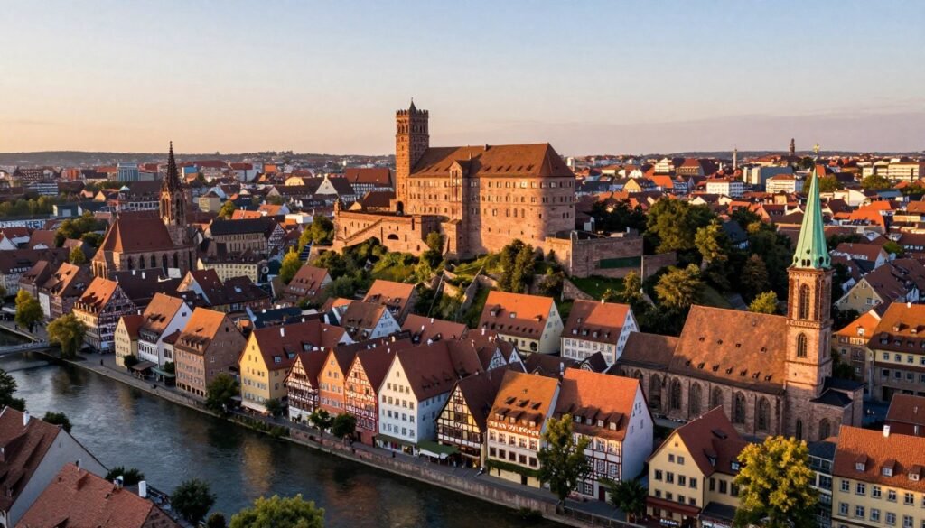 The Best Things to Do in Nuremberg 49 panoramic view of nuremberg old town with castle and half-timbered houses