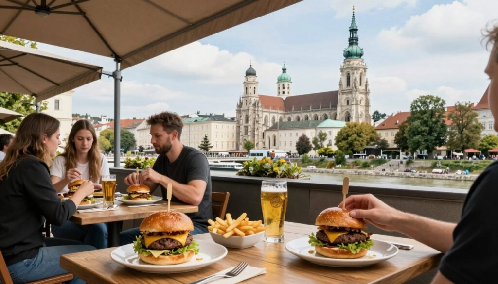 The Best Restaurants in Linz 11 paul's restaurant with view of Mariendom Cathedral