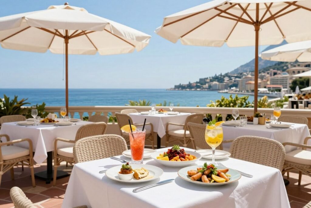 The Best Restaurants in Monaco 13 summer terrace dining Monaco sunshine