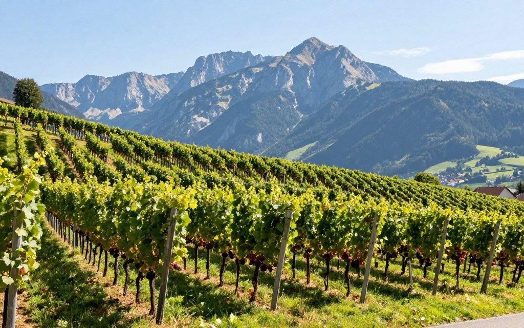The Best Things to Do in Balzers 16 vineyard landscape near Balzers with wine grapes